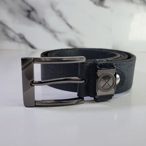 Leather Men's Belt Black